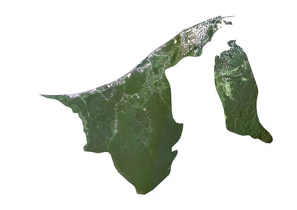 Brunei, Satellite Image