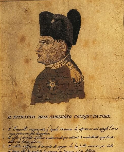 Caricature of Napoleon Bonaparte