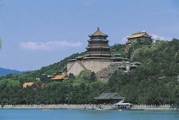 China - Beijing. Imperial Summer Palace (UNESCO World Heritage List, 1998). Longevity Hill