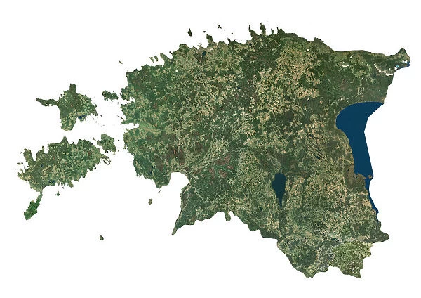 Estonia, Satellite Image