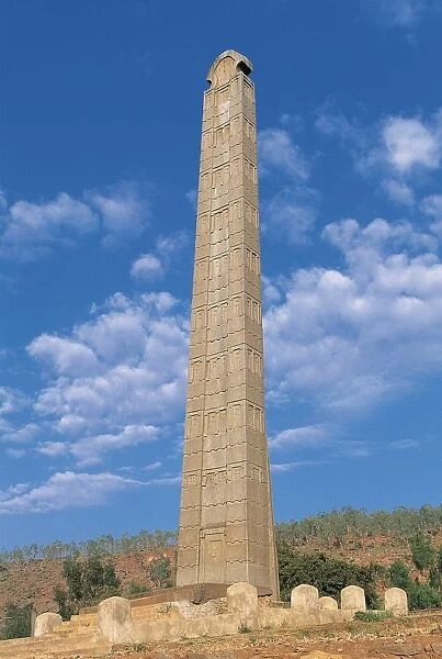 Ethiopia, Ancient Aksum, granite obelisk