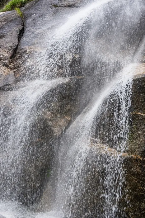 Framed Print : Waterfall in Mello valley Print Framed Print : Waterfall in Mello valley Print