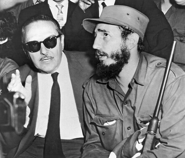 Fidel Castro And Urrutia