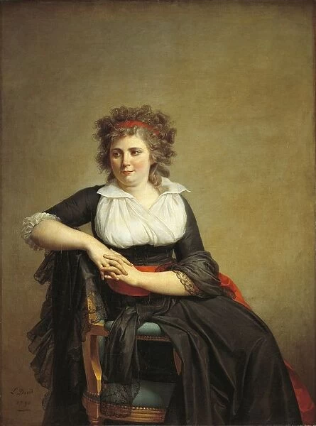 France, Paris, Portrait of Marquise of Orvilliers, Robertine Tourteau