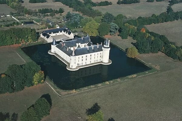 France, Pays de la Loire Region, Maine-et-Loire Department, Ecuille, Chateau du Plessis-Bourre