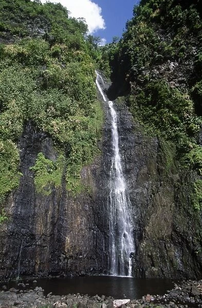 French Polynesia (French overseas territory), Society Islands, Windward Islands, Tahiti Island, Faarumai waterfalls