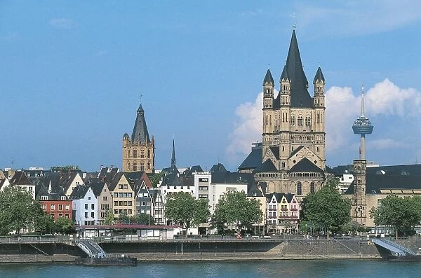 Germany, North Rhine-Westphalia, Nordrhein-Westfalen, Cologne skyline