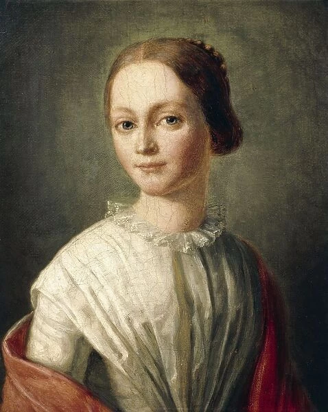 Germany, Zwickau, Portrait of Clara Josephine Wieck Schumann