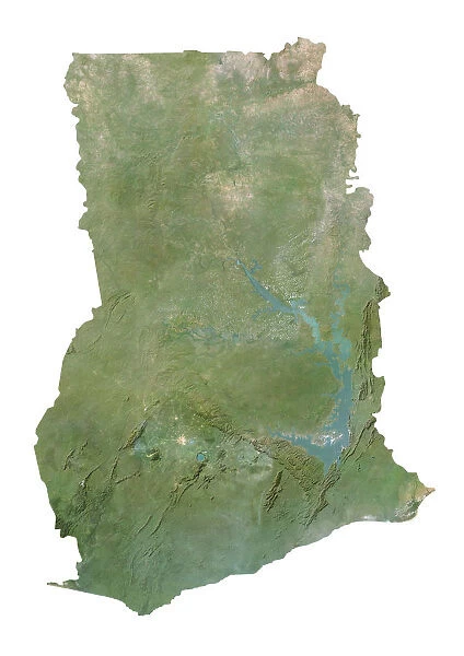 Ghana, Satellite Image