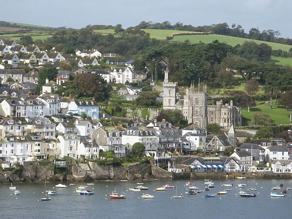 Great Britain, England, Cornwall, Fowey, seafront