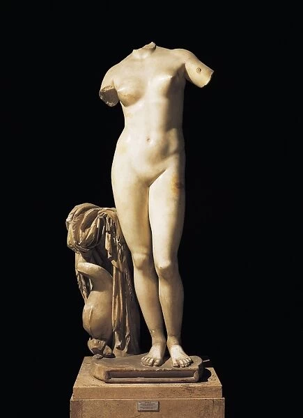 Greek civilization, Statue of Aphrodite Anadyomene from Cyrene, Libya