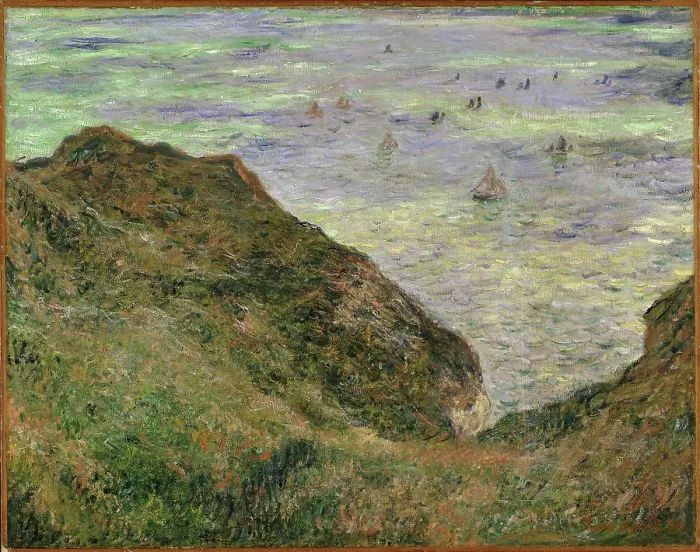 Framed Print : Print of Claude Monet's View over the Sea (1882) Framed Print : Print of Claude Monet's View over the Sea (1882)