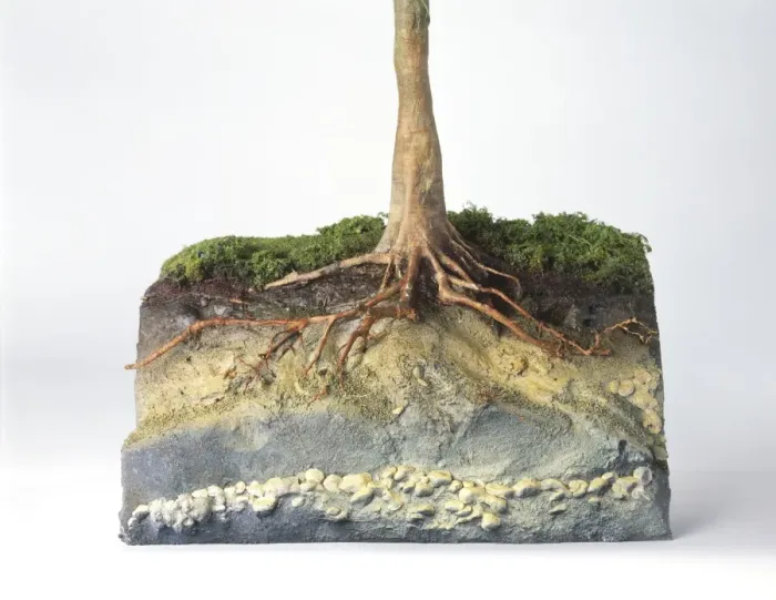 Framed Print : Tree Root Model Print Framed Print : Tree Root Model Print