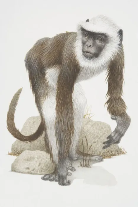 Framed Print : Semnopithecus entellus Print
