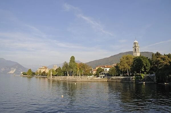 Italy, Piedmont region, Lago Maggiore (Lake Maggiore), Verbania town, waterfront at Pallanza area
