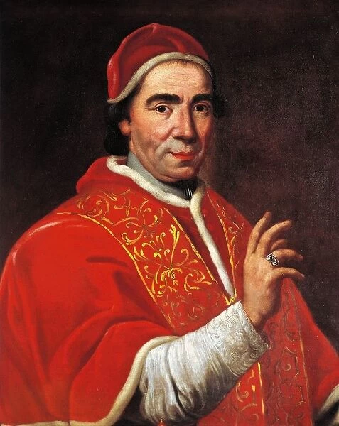 Italy, Portrait of Pope Clement XIV (1705 - 1774)
