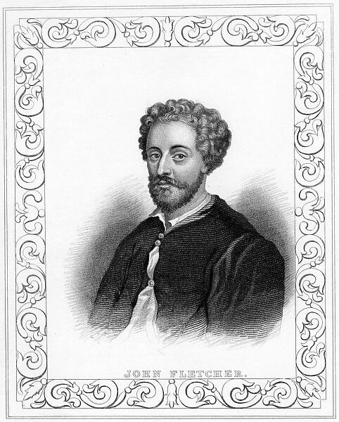 John Fletcher (1579-1625) English playwright, early 19th century. Fletcher collaborated
