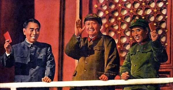 Lin Biao, Mao Tse-tung and Zhou En Lai