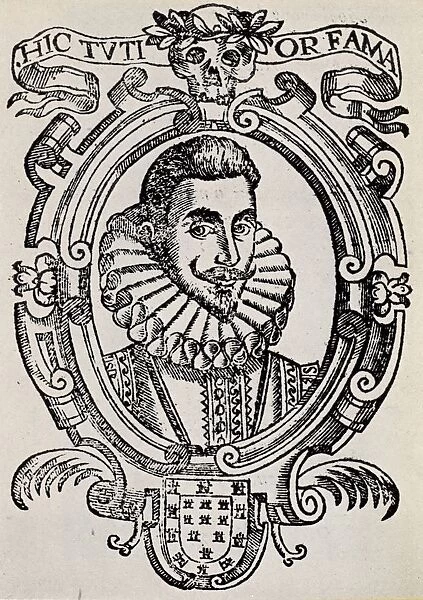 Lope Felix de Vega Carpio (1562-1635) Spanish dramatist. Woodcut