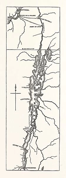Map Of Lake Champlain