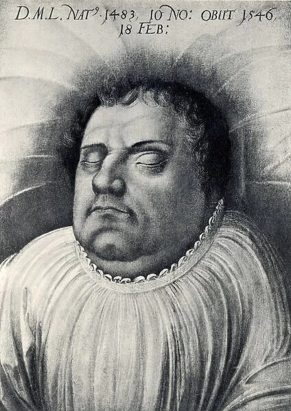 Martin Luther (1483-1546) German Protestant reformer, on his deathbed