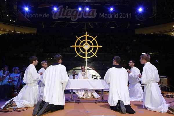 Noche of Alegria at Madrid Arena during World Youth Day