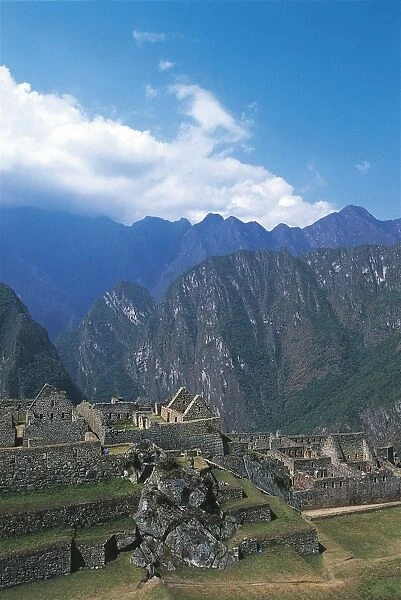 Peru, Urubamba Valley, Incas ruins of Machu Picchu