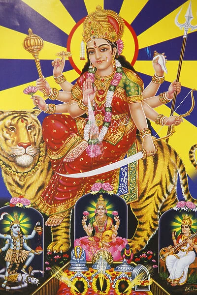 Picture of Hindu goddess Durga