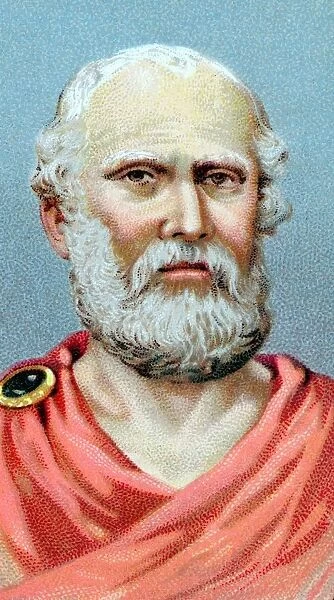 Plato (c428-c348 BC) Ancient Greek philosopher. Chromolithograph