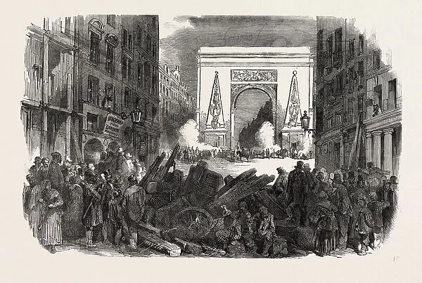 The Revolution In France: The Monster Barricade Of The Porte St. Denis