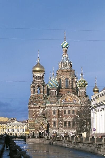 Russia, Saint Petersburg, Historic Centre, church of Resurrection of Christ
