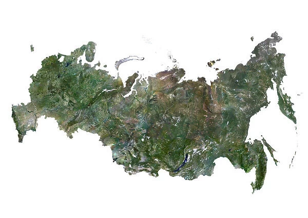 Russia, Satellite Image