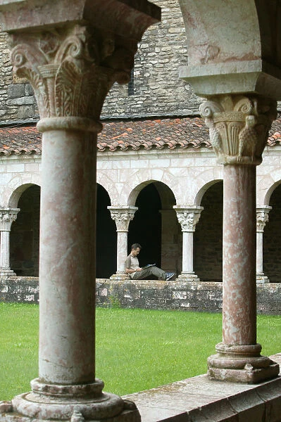 Saint Michel of Cuxa abbey cloister