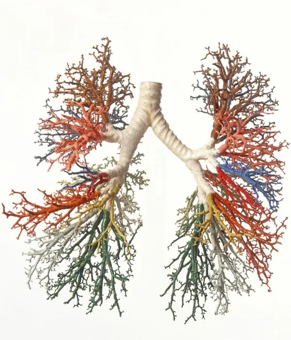 Framed Print : Bronchial Tree Model Print