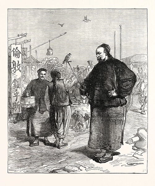 Sketches in China: Street Scene in Pekin (Beijing), 1873