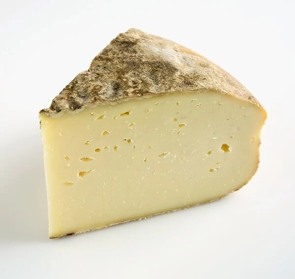 Slice of American Brigids Abbey cows milk cheese