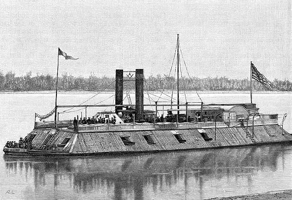 St Louis, James Buchanan Eads earliest ironclad gunboat employed by Unionist