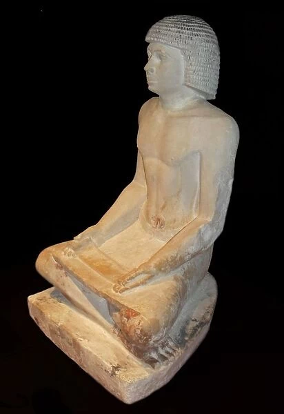 Statue of a scribe 2350 B. C