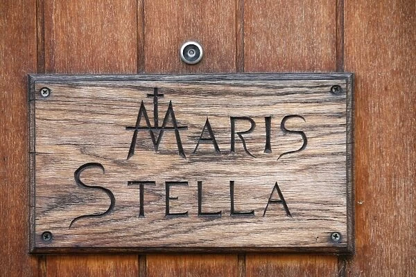 Stella Maris home door sign