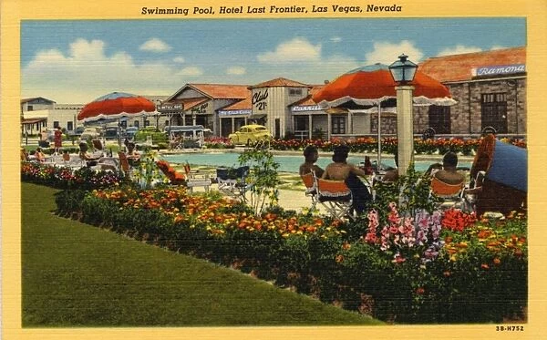Swimming Pool, Hotel Last Frontier, Las Vegas, Nevada