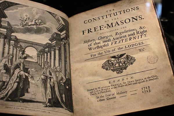 Title Page of the Freemason Constitution