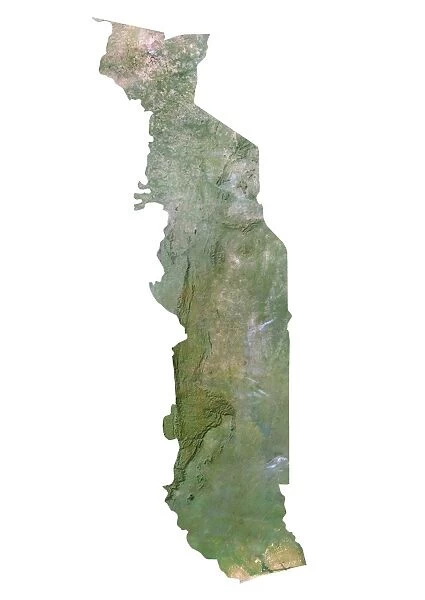 Togo, Satellite Image