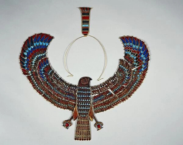 Treasure of Tutankhamen, falcon god Horus collar