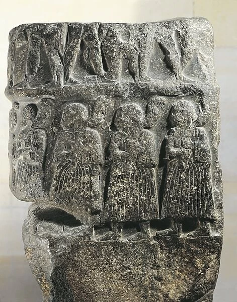 Victory stele of Sargon, from Susa, diorite