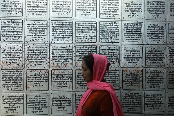 Woman In Mansa Devi Temple