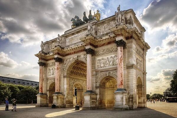 Arc De Triomphe Du Carrousel, Paris, France