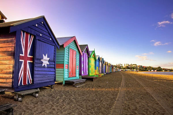 Beach huts in Brighton Beach, Victoria