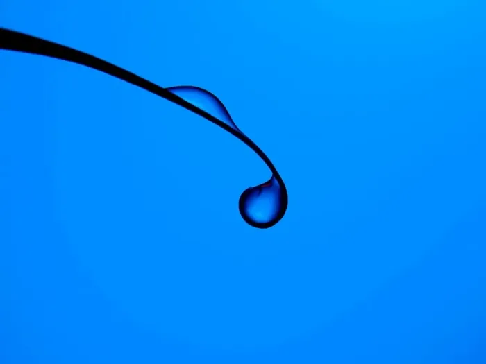 Framed Print : Blue Water Drop Print on Blue Background Framed Print : Blue Water Drop Print on Blue Background