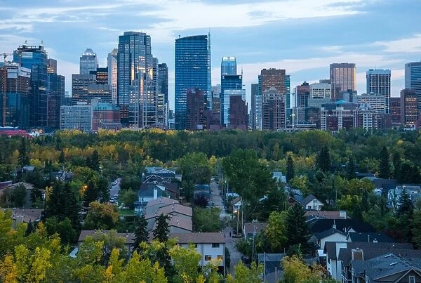 Calgary city, Canada fall folliage