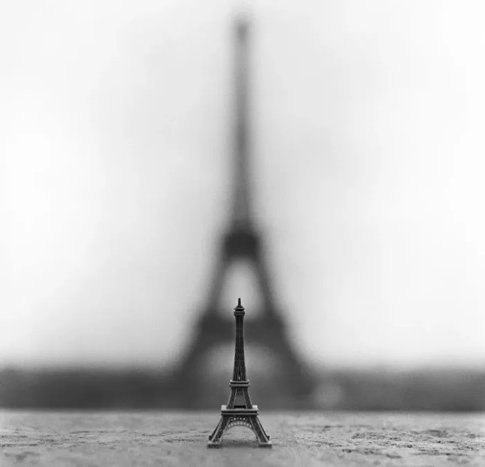 Framed Print : Large and Small Black and White Eiffel Tower Print Framed Print : Large and Small Black and White Eiffel Tower Print